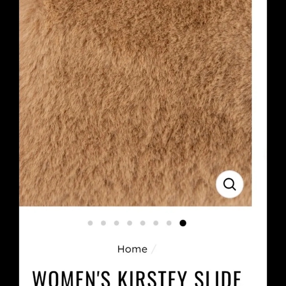 Muk Luks Kirstey womens tan slides size 5-6 - Picture 2 of 5